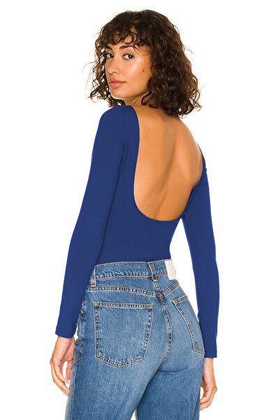 AFR CLOTHES بدلة نسائية من الجيرسيه بطبقة مزدوجة، ذات ياقة منخفضة وأكمام طويل...