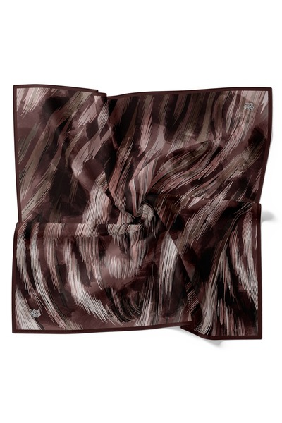 Levidor Κρυστάλλινο κασκόλ με κυματιστό σχέδιο ζέβρας