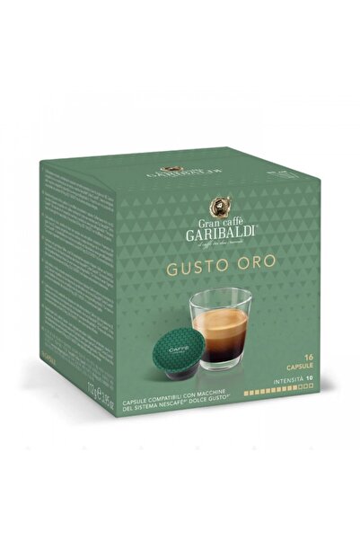 Garibaldi Capsule cafea Gusto Oro, compatibile Nescafe Dolce Gusto, 16 capsul...