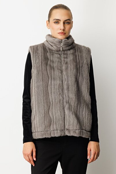 Ekol سترة من القطيفة ذات خطوط متداخلة