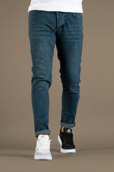 bombe Blugi pentru bărbați croială slim fit