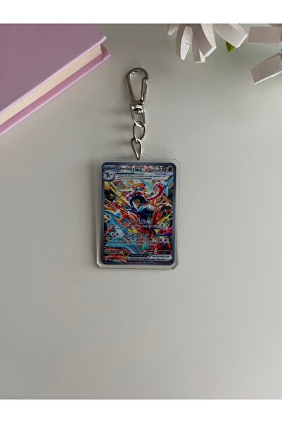 Hara Company Pokemon Tcg Greninjaex Pokemon Card Keychain / Bag Ornament