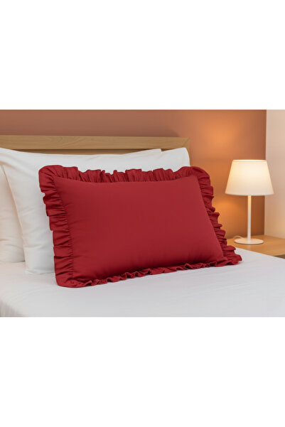 Mery Tekstil غطاء وسادة مكشكش 100% قطن 50x70 سم