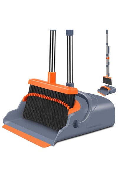 MACVI Broom and Dustpan Set
