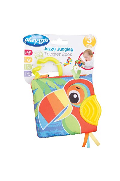 Playgro Play gro Jazzy Jungle Teether Book