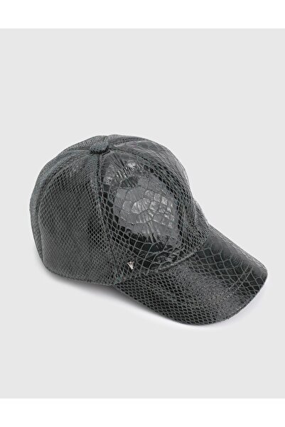 İLVİ Vero Genuine Snake Skin Green Unisex Hat