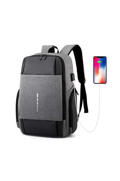 Allmati Rucsac multifunctional pentru laptop, Buzunar antifurt, impermeabil, mufa usb, laptop