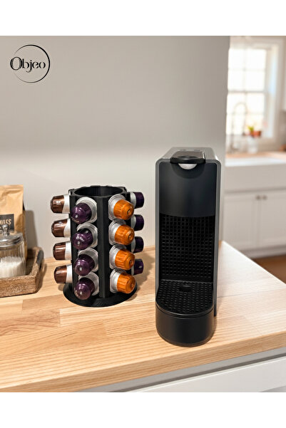 objeo Kapsül Kahve Standı - Nespresso Uyumlu 24'lü Kapsül Düzenleyici