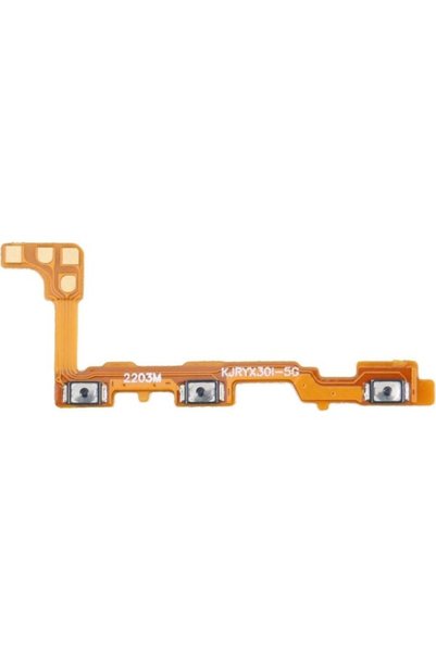 AXYA Compatible with Huawei Honor X8 Power On/Off Volume Up/Down Flex Cable M...