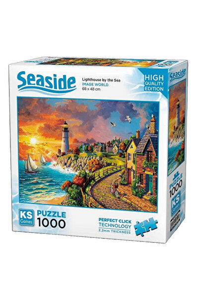 Ks Puzzle لغز المنارة على شاطئ البحر 1000 قطعة 20758