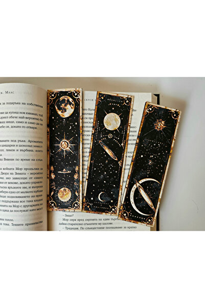 Anka Atolye Galactic Wonders Set of 3 – Space Themed Bookmark Set