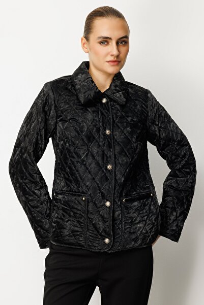 Ekol Quilted Coat with Fleece Lining