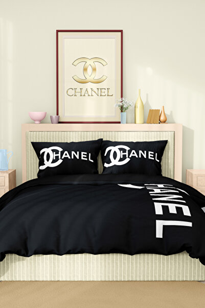 Marcalanya Duvet Cover Set Double Size Cotton Satin Fabric 6 Pieces 3D Digital Printing Duvet Cover Set Model No: