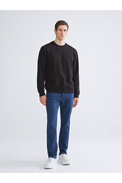 LC Waikiki بنطلون جينز رجالي شتوي من إنديجو 779 بقصة عادية مع بطانة من الصوف