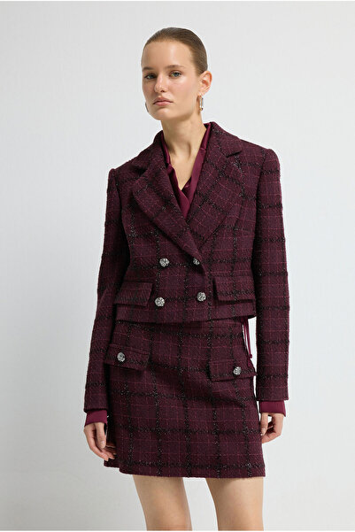 adL Kruvaze Tüvit Ceket