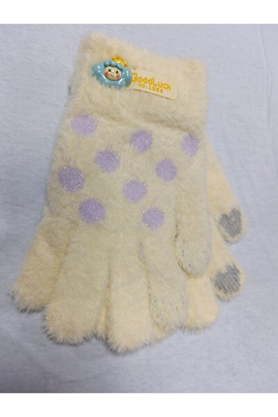 Kitti قفازات صوفية للفتيات من عمر 4-8 سنوات