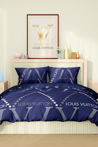 Marcalanya Duvet Cover Set Double Size Cotton Satin Fabric 6 Pieces 3D Digital Printing Duvet Cover Set Model No: