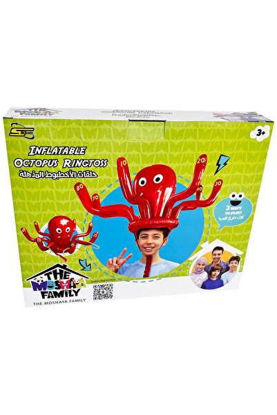 THE MOSHAYA FAMILY لعبة رمي الأخطبوط القابلة للنفخ من عائلة موشايا
