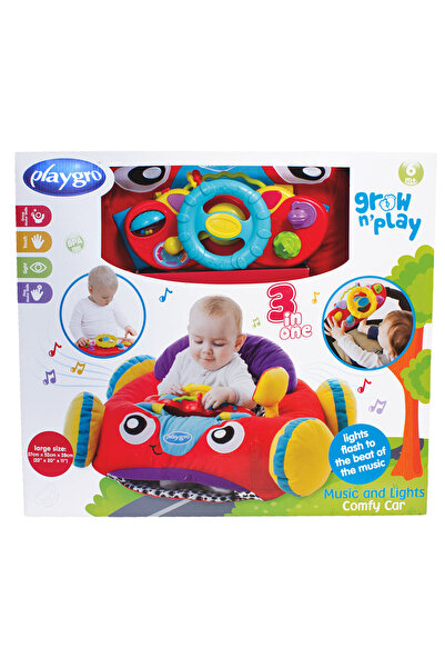 Playgro Play gro Music and Lights Comfy Car - Red