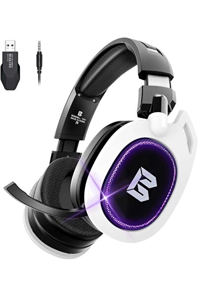 BENGOO Wireless Gaming Headset with Microphone for PS5, PS4, PC, Bluetooth, USB Port with Microphone