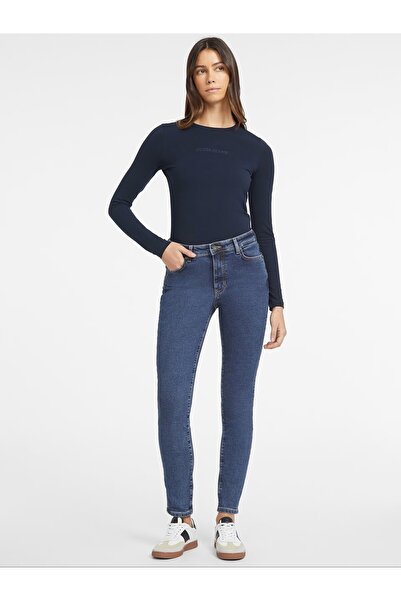 Guess Yüksel Bel Kot Pantolon W4YA92D5CB2-25k