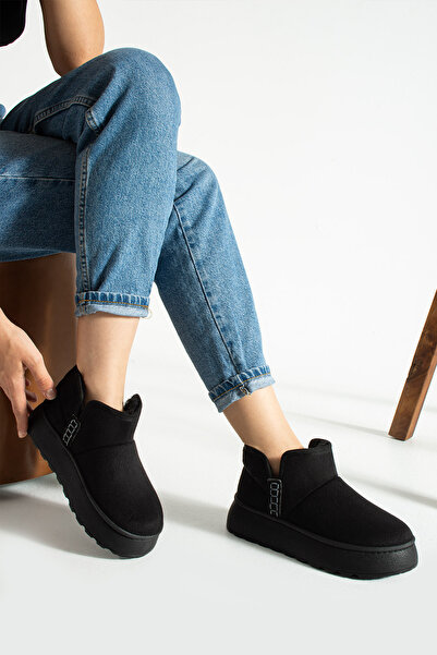 Prosheck Kadın Kürklü Kalın Tabanlı Bot