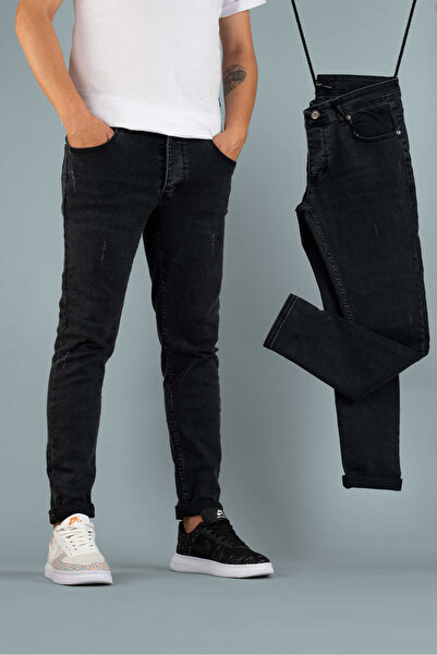 bombe Ανδρικό τζιν παντελόνι Slim Fit Slim Fit