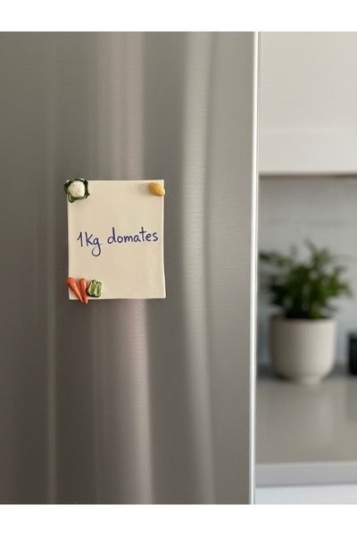 Blos Ceramic Seramik El Yapımı Buzdolabı Magneti