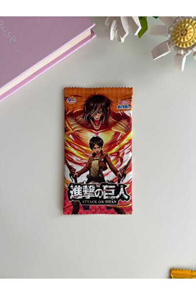Hara Company حزمة بطاقات أنمي أتاك أون تايتن القابلة للجمع