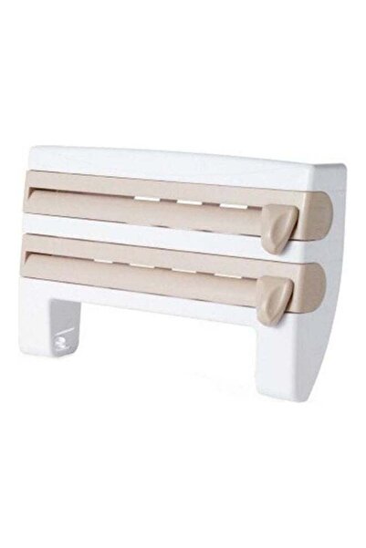 Generic رف تخزين متعدد الوظائف مثبت على الحائط لأدوات المطبخ، أبيض/بيج، 24 × ...