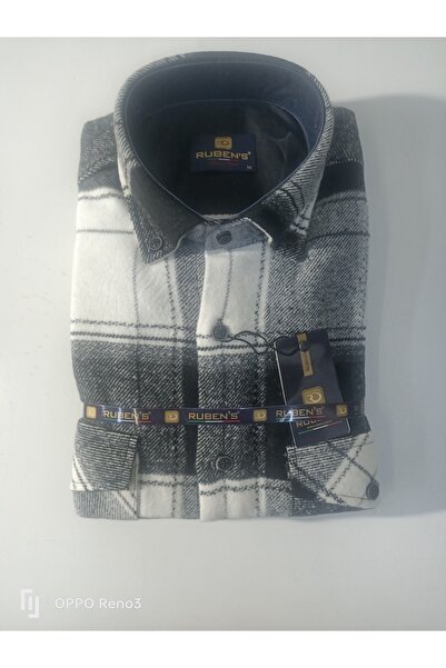 RUBENS GÖMLEK Double Pocket Thick 100% Cotton Lumberjack Shirt