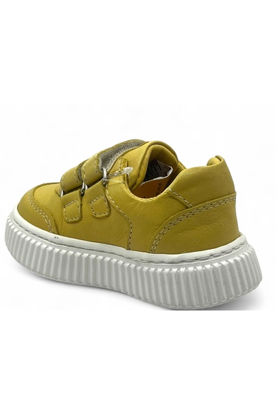 HAPPY WALK Leather Orthopedic Sole Unisex Kids Casual Shoes