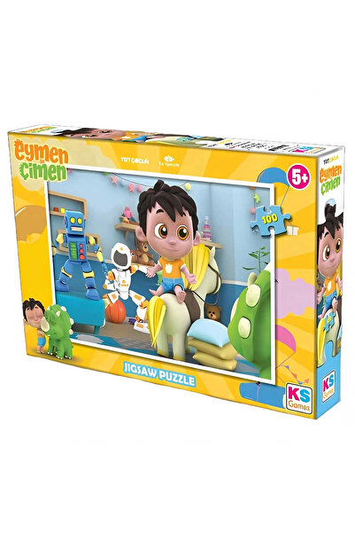 Genel Markalar Games Eymen ile Çimen 100 Parça Puzzle