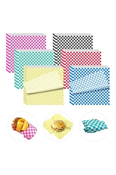 Generic erorex Sandwich Wrapper, 6 Colors/300 Sheets, 30x30cm/12x12 inch Paper Sandwich Paper Liners, Food