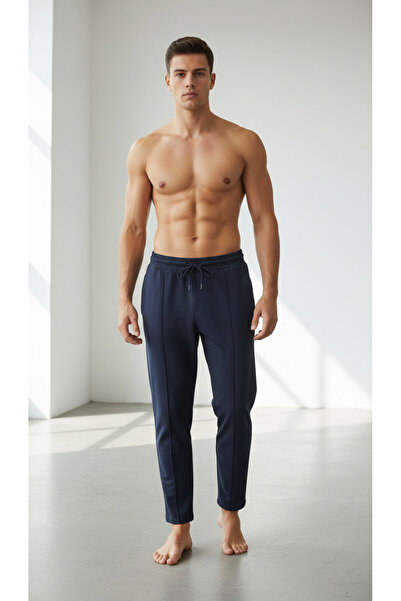 KLY PİJAMA 100% Cotton Kly Unisex Pocketed Single Bottom Pants Bottom Pajama Bottom