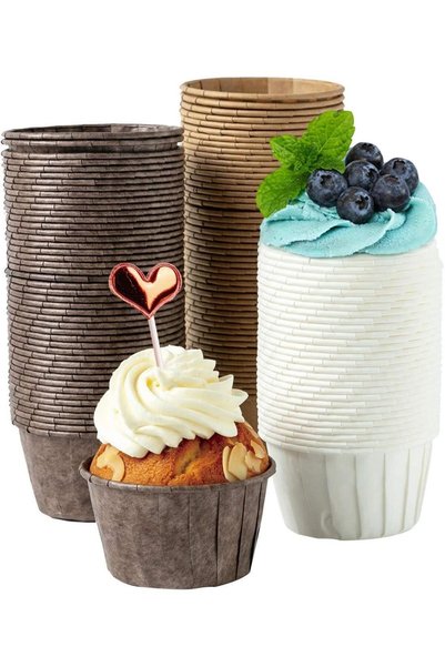 Generic 150pcs Heavy Duty Cupcake Cases - Greaseproof Muffin Cups for Wedding...