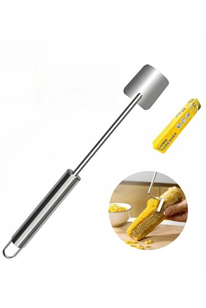 Generic Stainless steel Corn Thresher, Kitchen Gadget of Removes Corn Kernels From Corn Cobs In Seconds