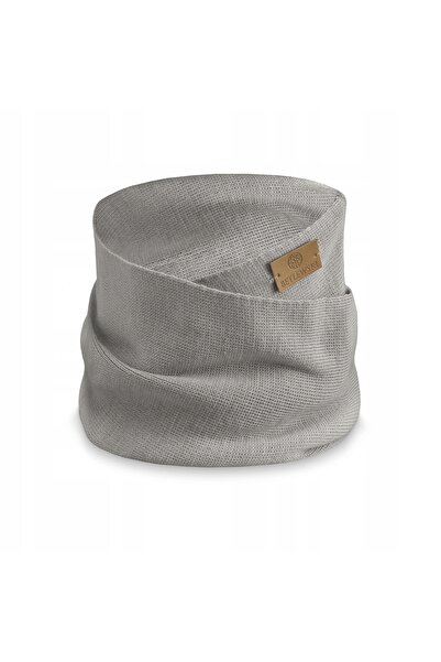 Betlewski BDZK-B1 GRAY Children's scarf WINTER