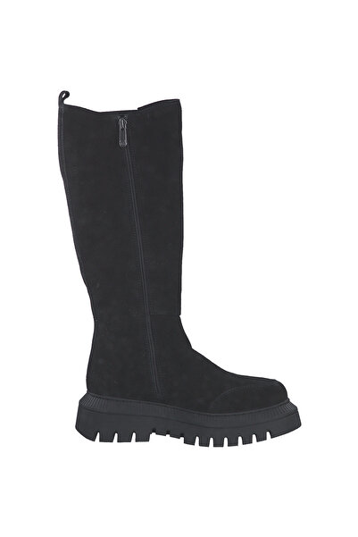 Marco Tozzi Long black leather boots