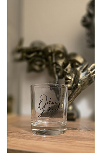 DİLAHOME Kişiye Özel İsimli Viski Bardağı – Şık Tasarım Cam Bardak