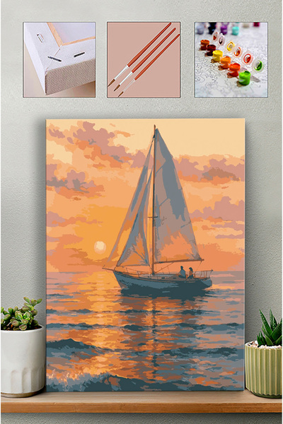 Carmen Sayılarla Boyama Seti - Altın Deniz