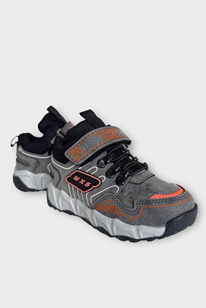 Liger Αντιολισθητική σόλα με Velcro Αθλητικές Παιδικές Μπότες SMOKED