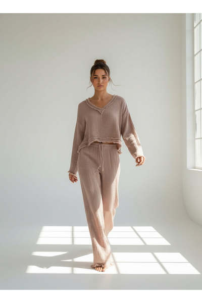 VETTA Kalın Muslin Bluz