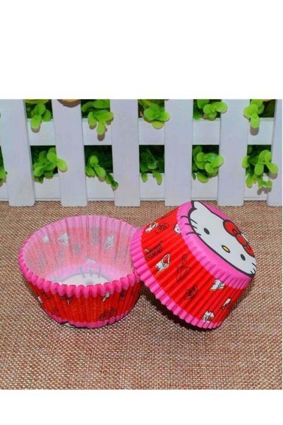 Generic 100Pcs/set Cupcake Baking Paper Cases Cake Box,Disposable Muffins Bak...