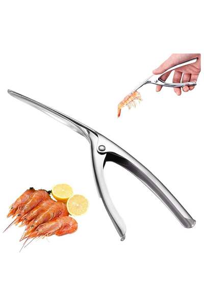 Generic Stainless Steel Shrimp Prawn Deveiner and Cleaner Portable Seafood Peeler for Lobster Crawfish
