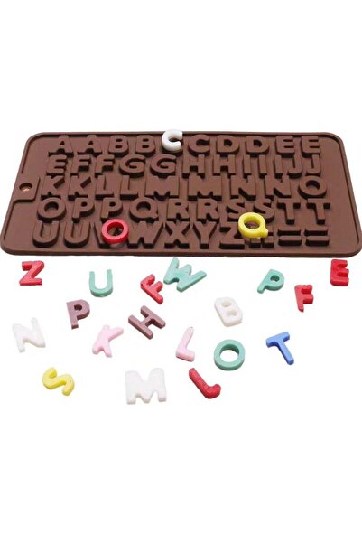 Generic 1Pc Silica Gel Silicone Mold 26 Letters Chocolate Cake Decoration Can...