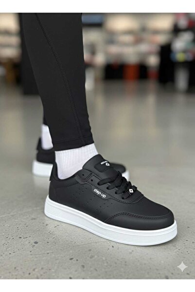 homiro Women's orthopedic phylon non-yellowing sole sports shoes - black white