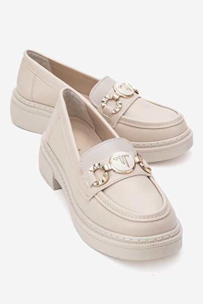 CCWAY AYAKKABI Γυναικεία Casual Παπούτσια ΜΠΕΖ ΔΕΡΜΑ