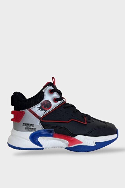 Liger Children's High-Top Basketball Style Sneakers Black