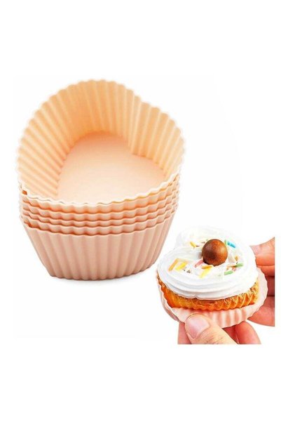 Generic 12 Pack Silicone Cupcake Baking Cups, 2.95 inch Mini Reusable & Non-s...